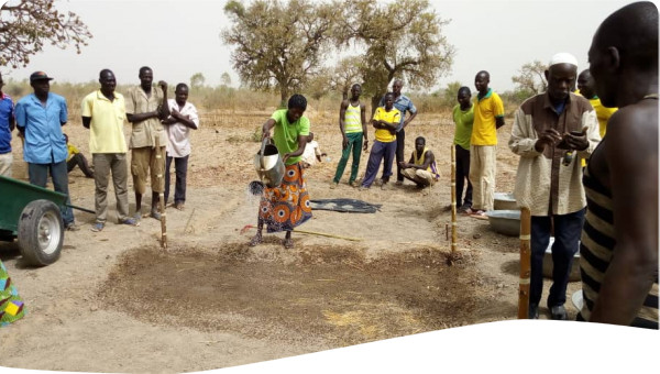  Farmers taught composting by the project #TFTC in Koakin (Burkina Faso)
